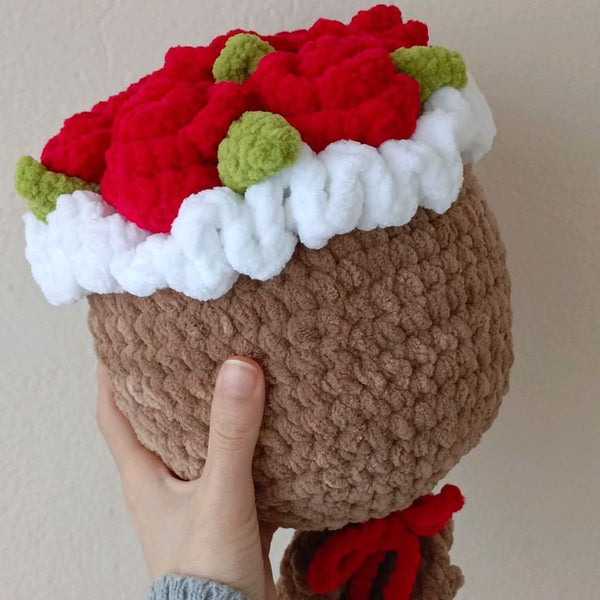 Chunky crochet bouquet