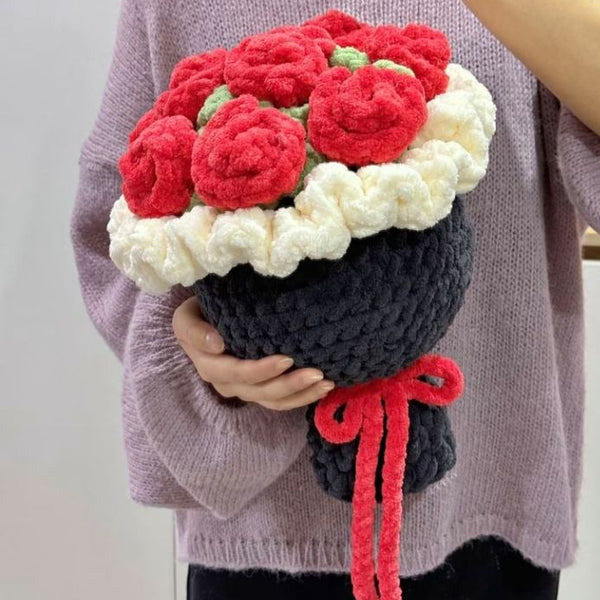 Chunky crochet bouquet