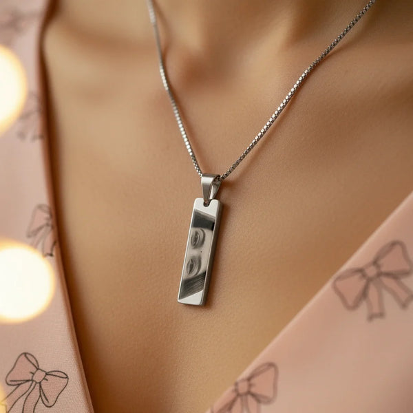 Eyes Engraved Necklace + Free Gift