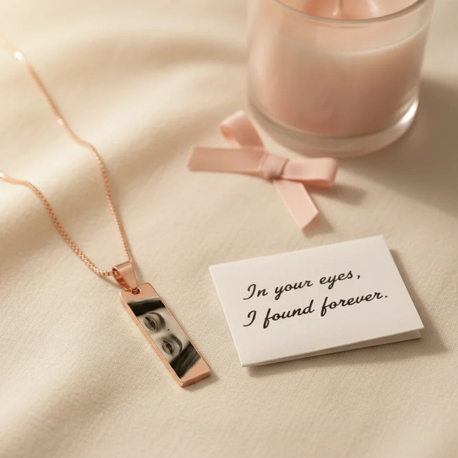 Eyes Engraved Necklace + Free Gift