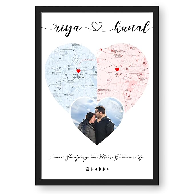 Spotify Frame For Long Distance Couple