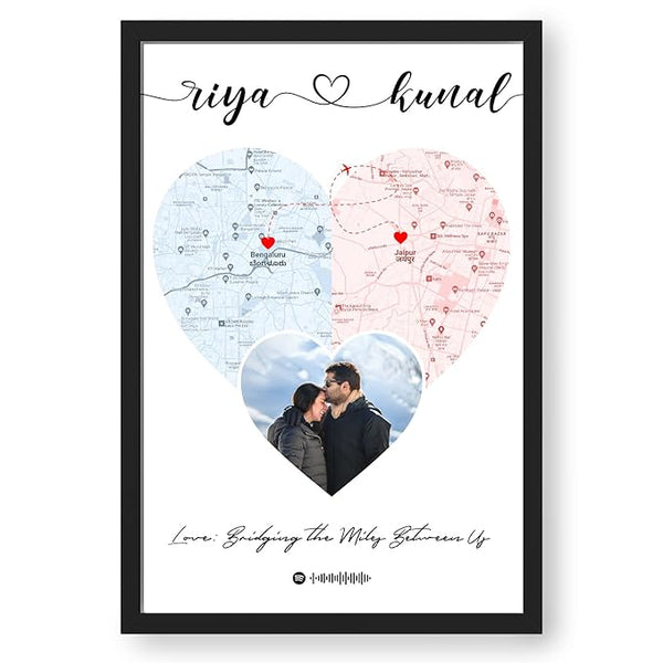 Spotify Frame For Long Distance Couple