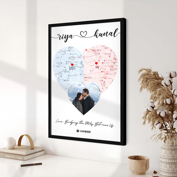 Spotify Frame For Long Distance Couple