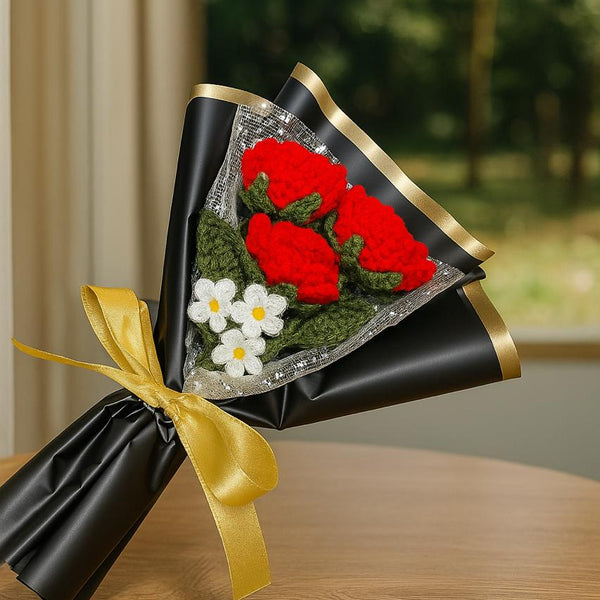 3-Rose Bouquet + Personalized Note