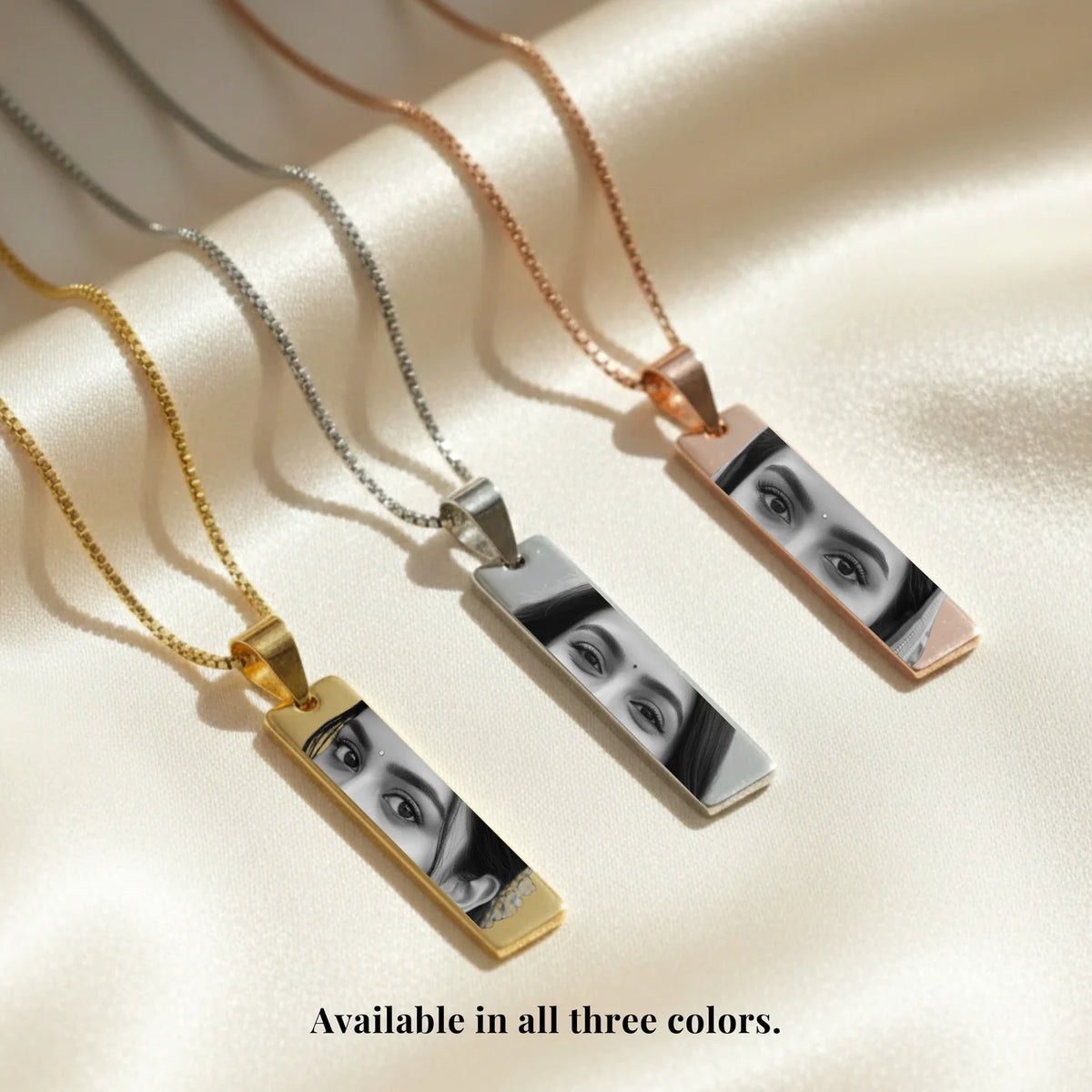 Eyes Engraved Necklace + Free Gift