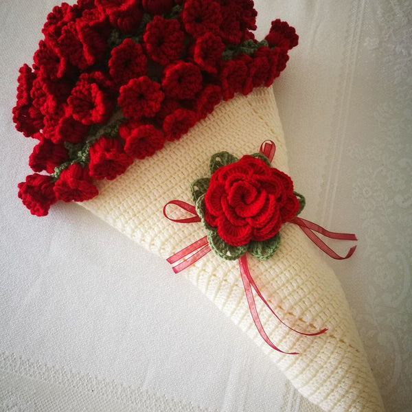 Premium Rose/Sunflower Bouquet Blanket