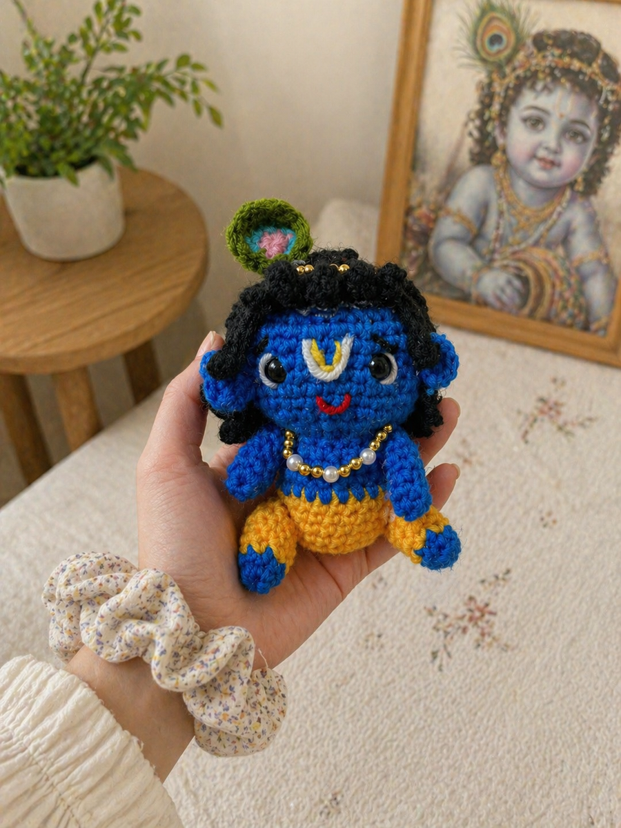 Crochet Krishna Soft Toy