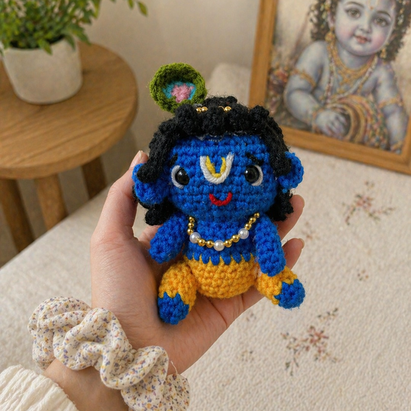 Crochet Krishna Soft Toy
