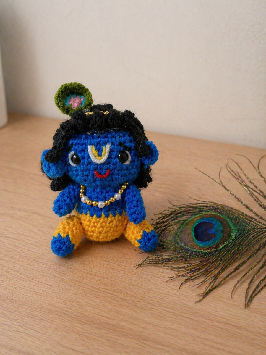 Crochet Krishna Soft Toy
