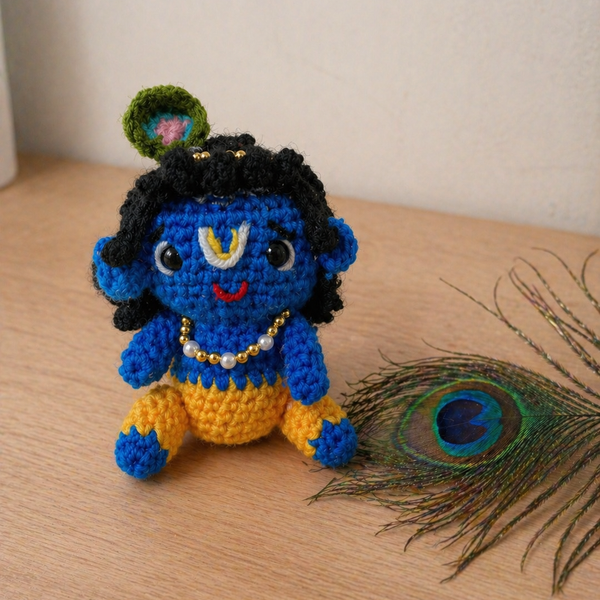 Crochet Krishna Soft Toy
