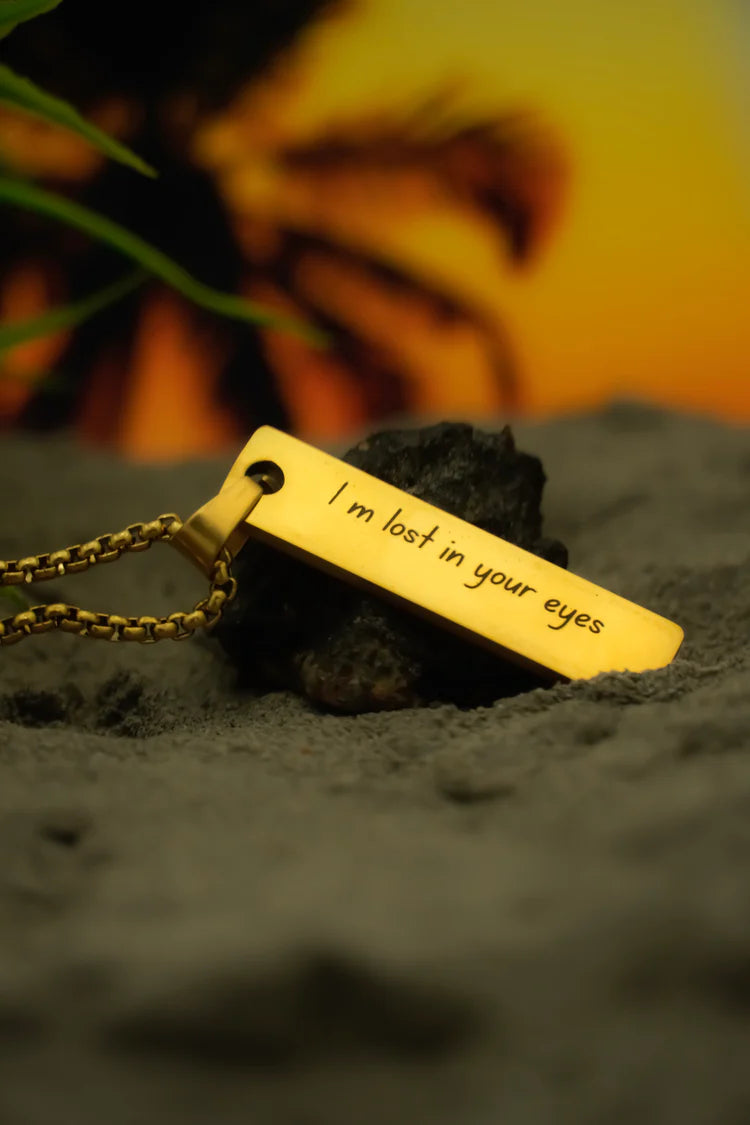 Eyes Engraved Necklace + Free Gift