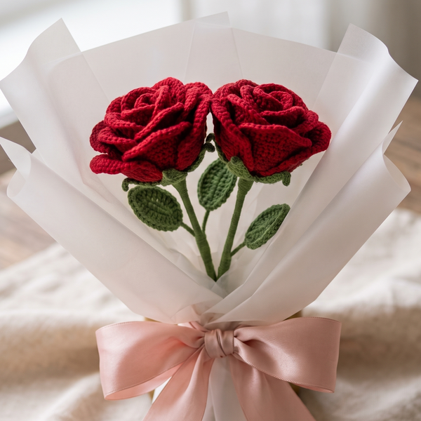 2 Rose Bouquet + Personalized Note