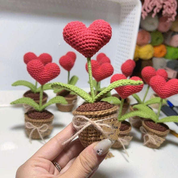 Heart pot + Personalized Note