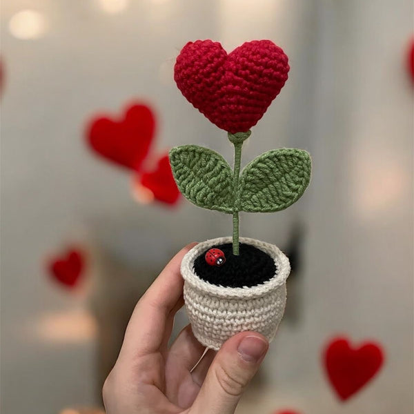 Heart pot + Personalized Note