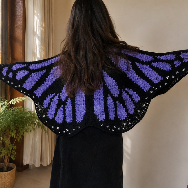 Butterfly Crochet Cardigan