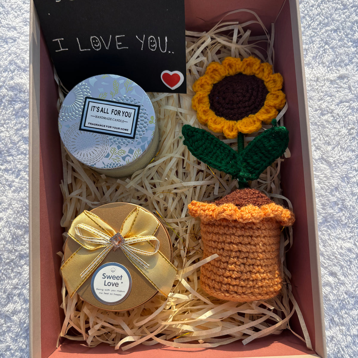 Crochet Hamper + Personalized Note + Free Gift