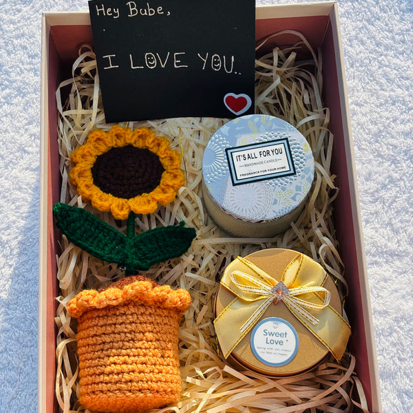 Crochet Hamper + Personalized Note + Free Gift