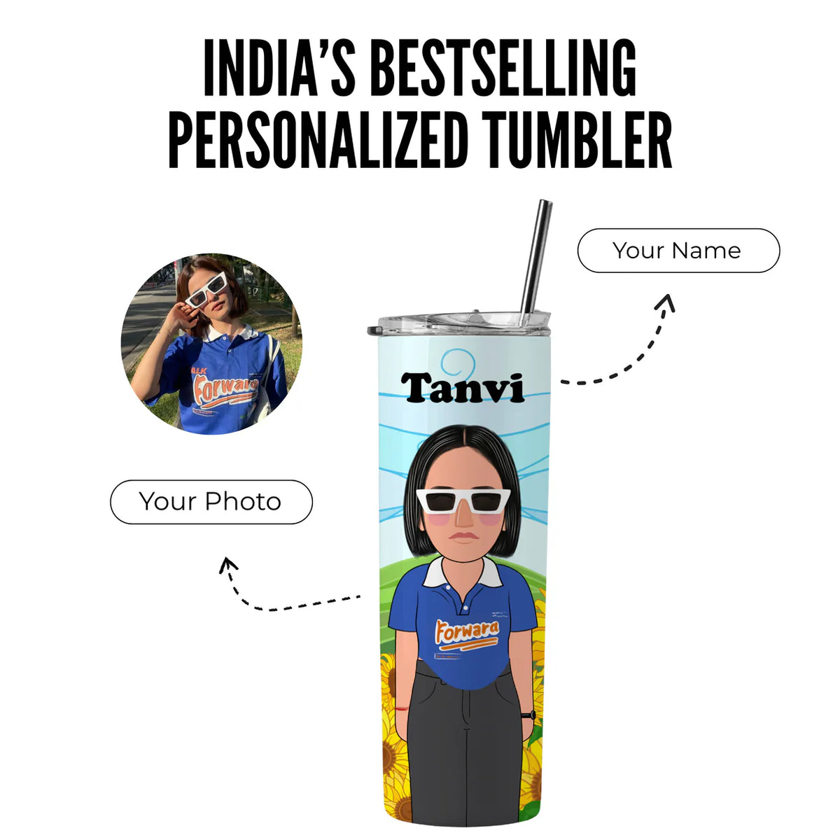 Personalized Stainless Steel Tumbler