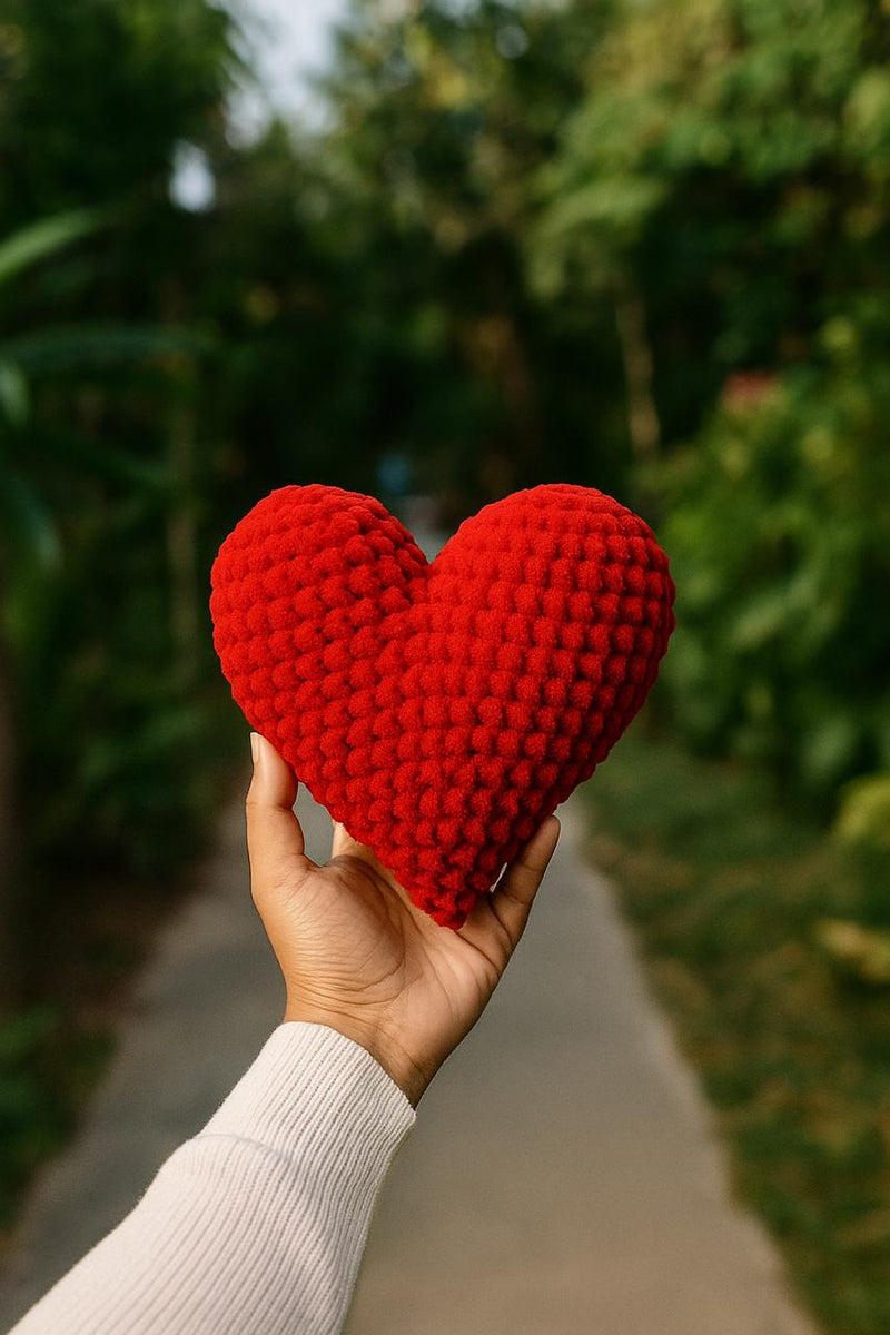 Heart Plushie + Personalized Note