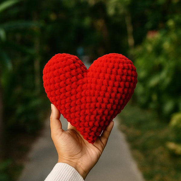Heart Plushie + Personalized Note