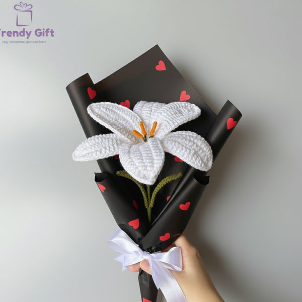 Single Lily Bouquet + Personalized Note