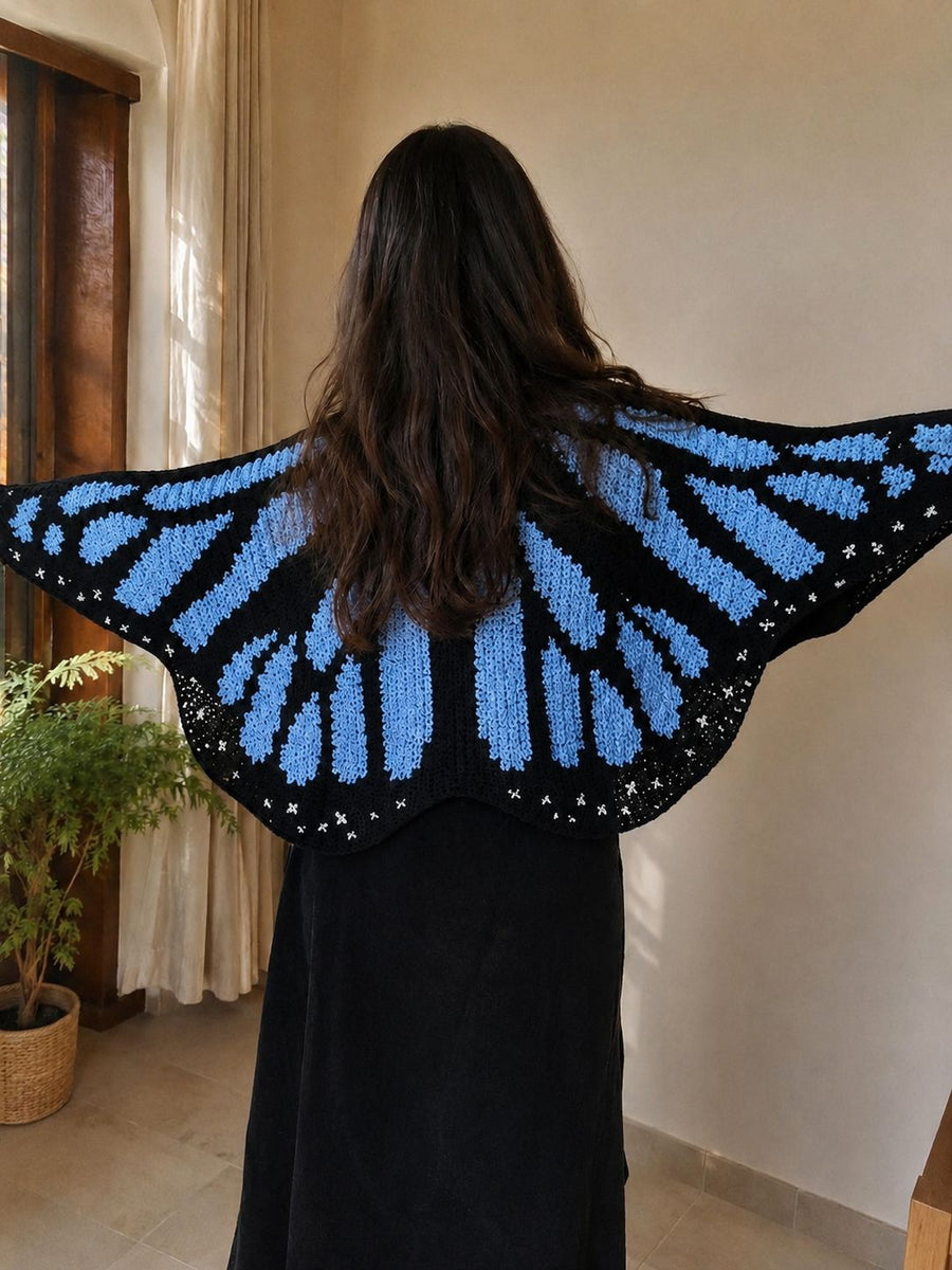 Butterfly Crochet Cardigan