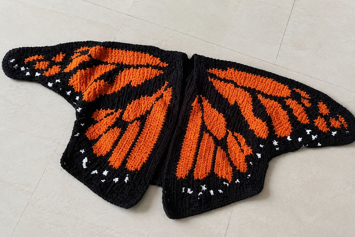 Butterfly Crochet Cardigan