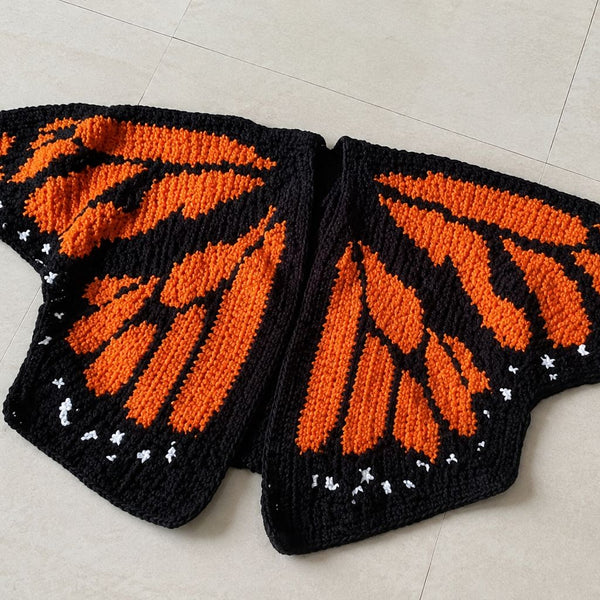Butterfly Crochet Cardigan