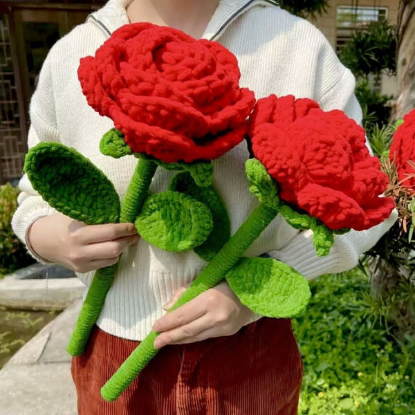 Giant Handmade Crochet Rose