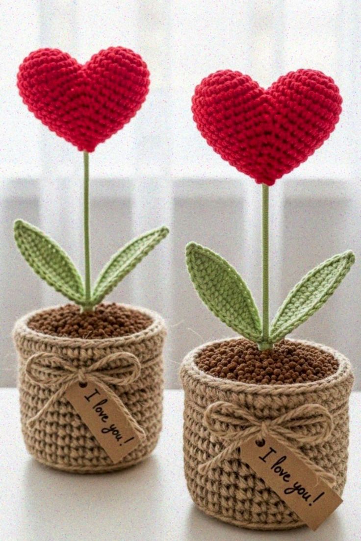Heart pot + Personalized Note