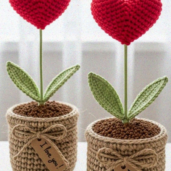 Heart pot + Personalized Note