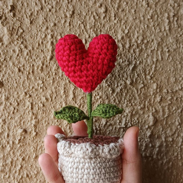 Heart pot + Personalized Note