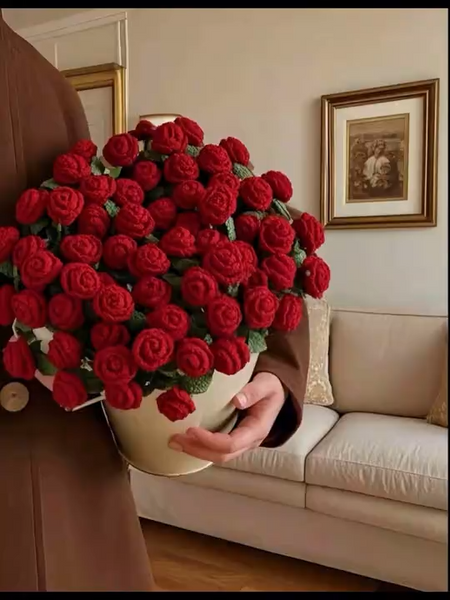 Premium Rose/Sunflower Bouquet Blanket